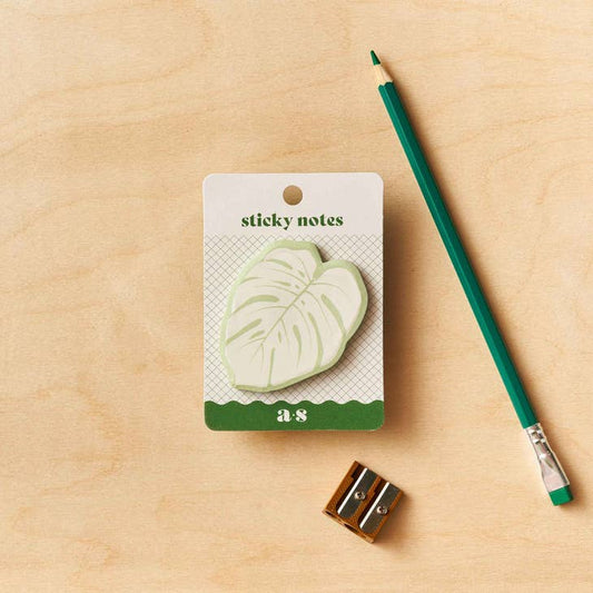 Leaf Sticky Notes - Botanical Stationery