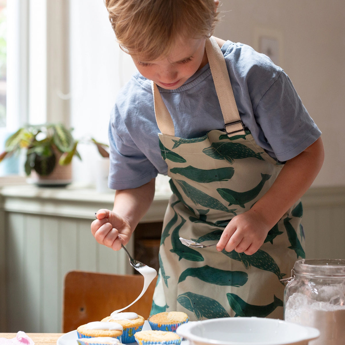 Children's Apron - whale