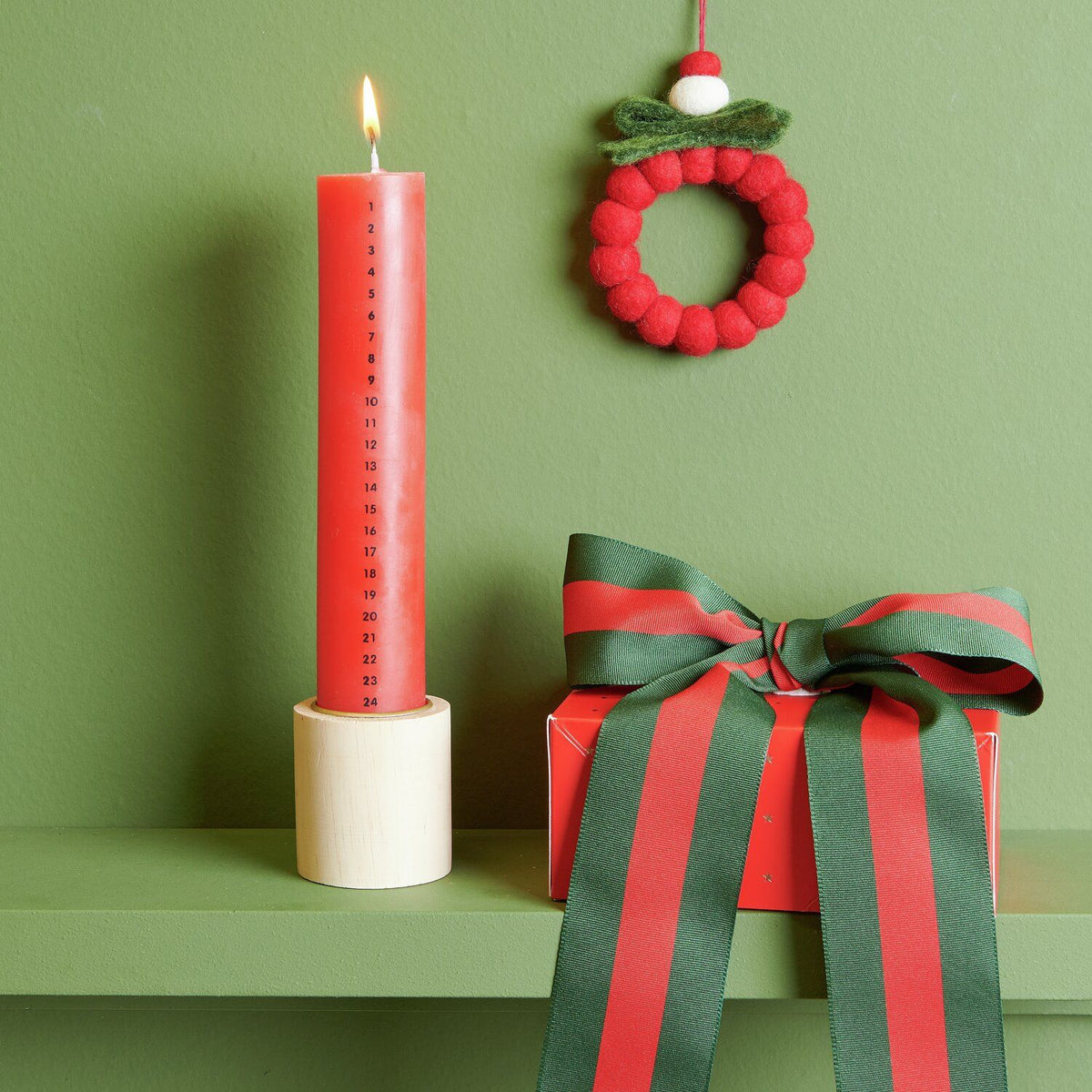 Advent Candle - Red