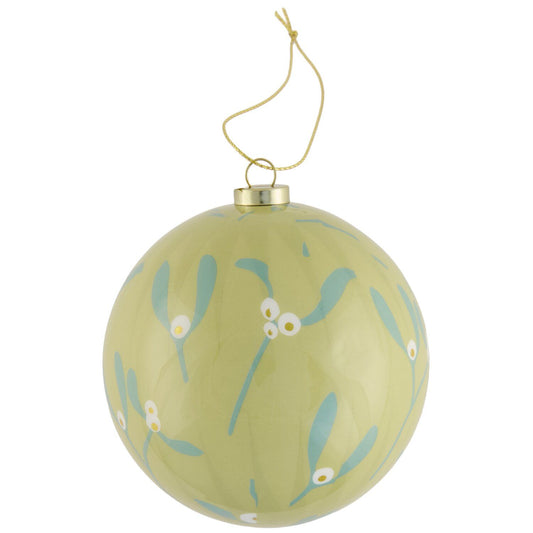 Mistletoe Bauble - Green