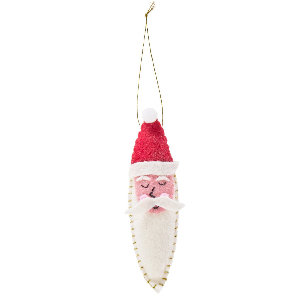 Felt Santa Portrait Decoration