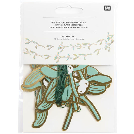 Mistletoe Sewn Garland