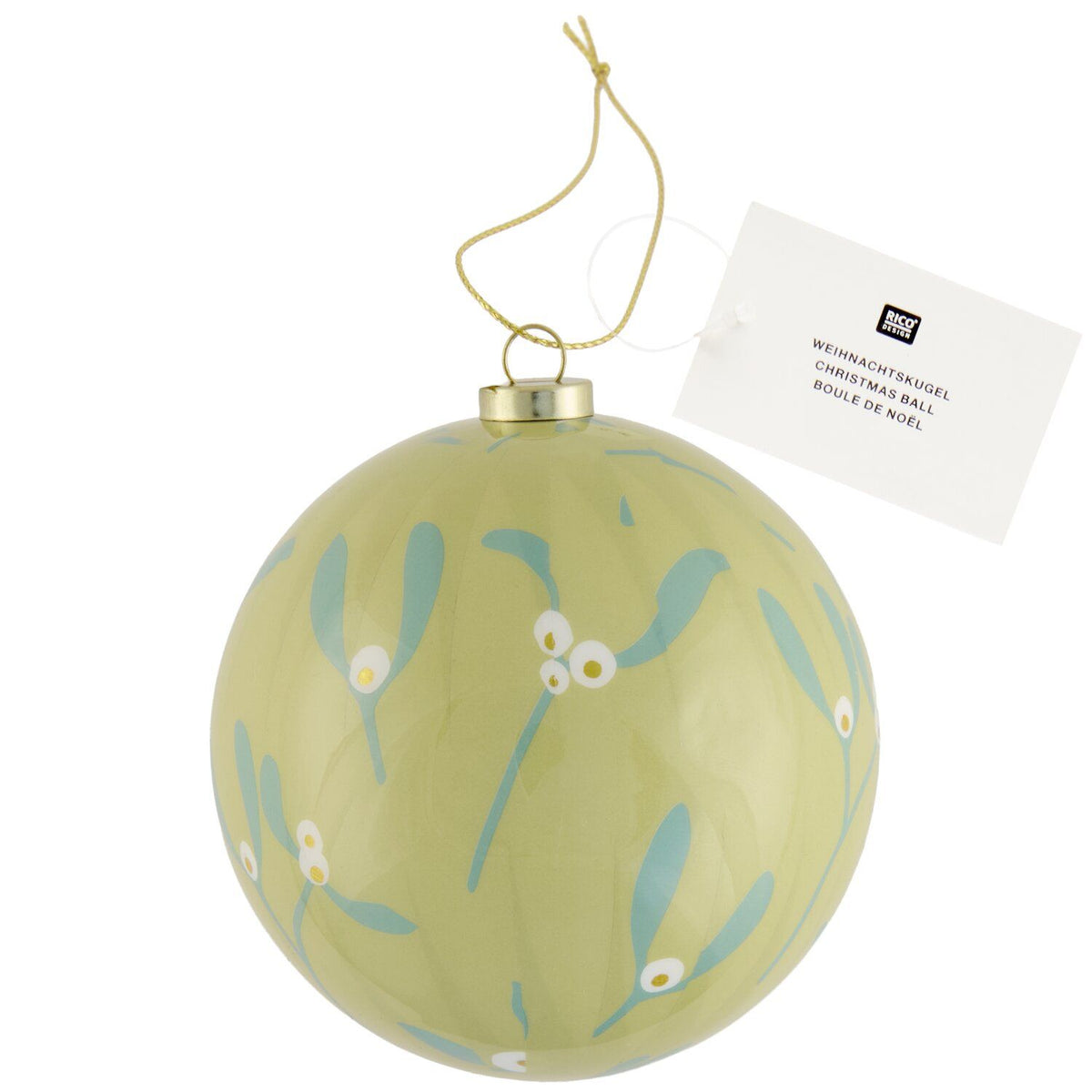 Mistletoe Bauble - Green