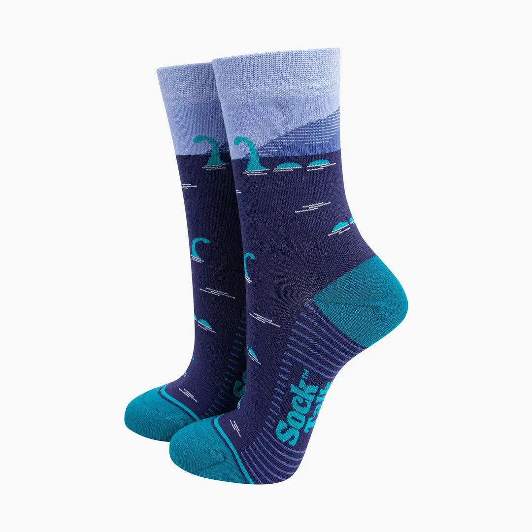 Loch Ness Monster Bamboo Socks
