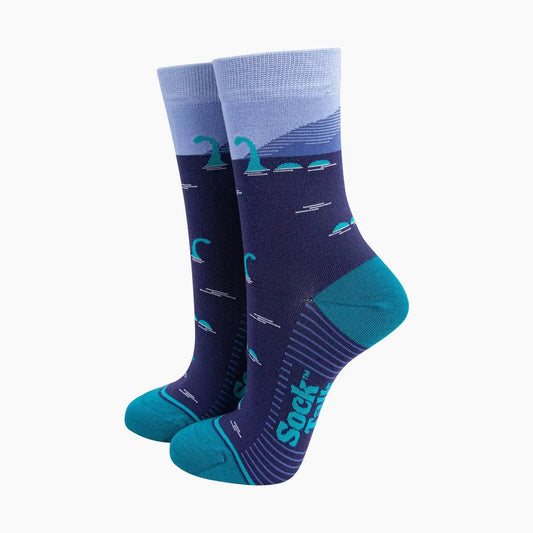 Loch Ness Monster Bamboo Socks