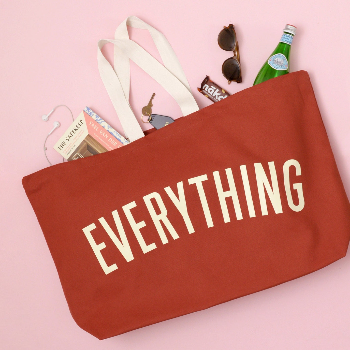 The Everything Really Big Canvas Tote - Rust