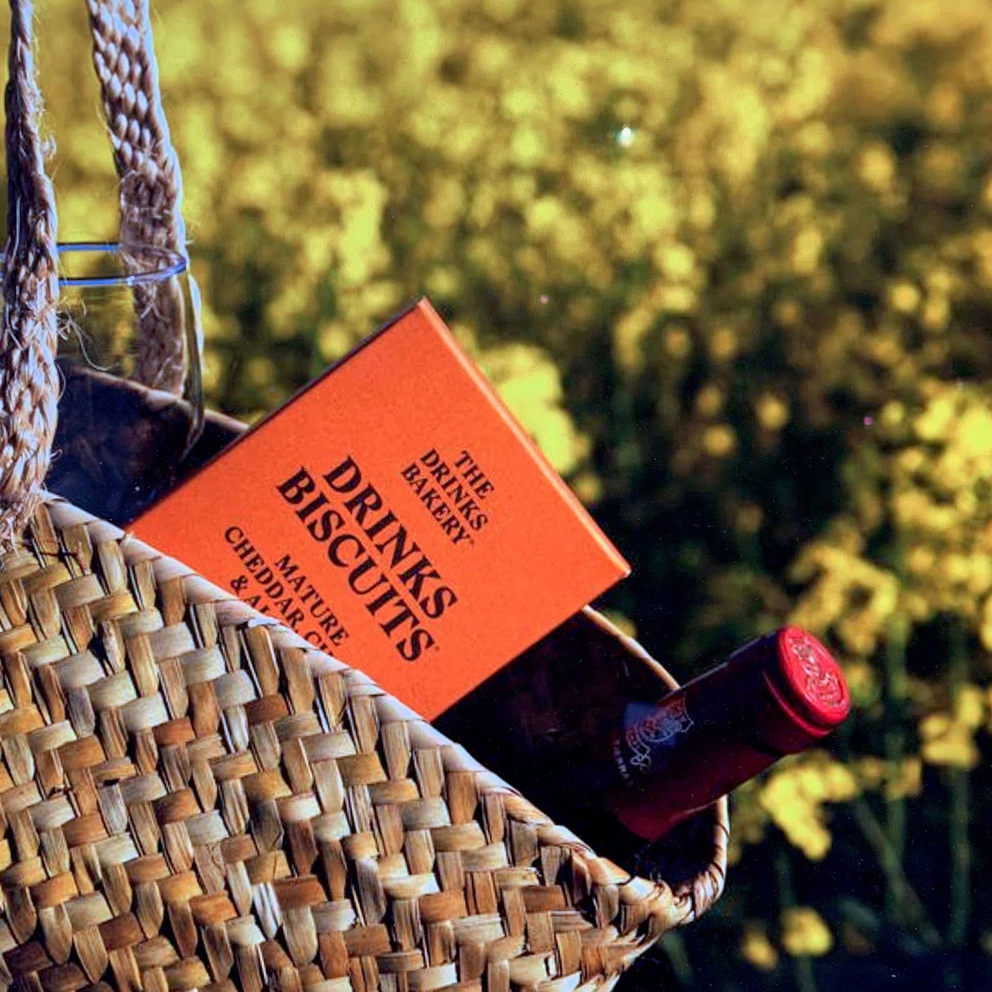 Drinks Biscuits - Mature Cheddar & Smoked Chilli 36g
