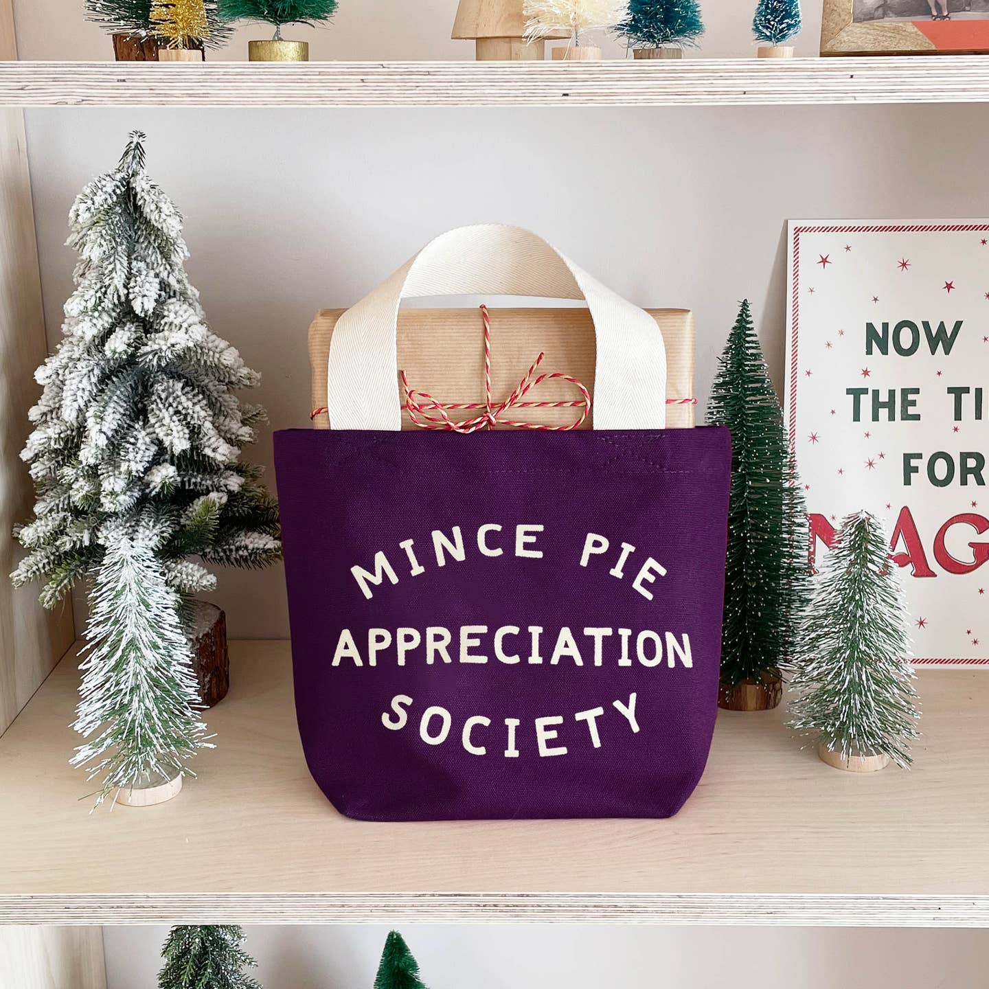 Mince Pie Appreciation Society - Little Plum Bag