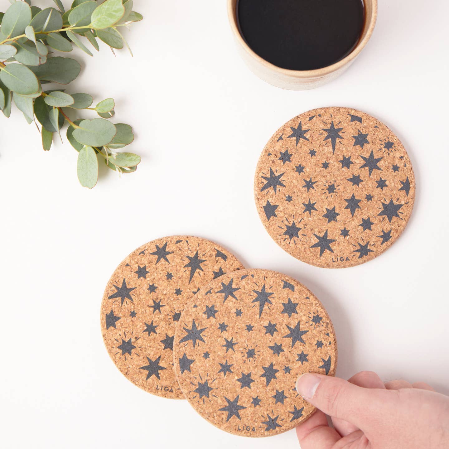 Cork Coaster - Stars