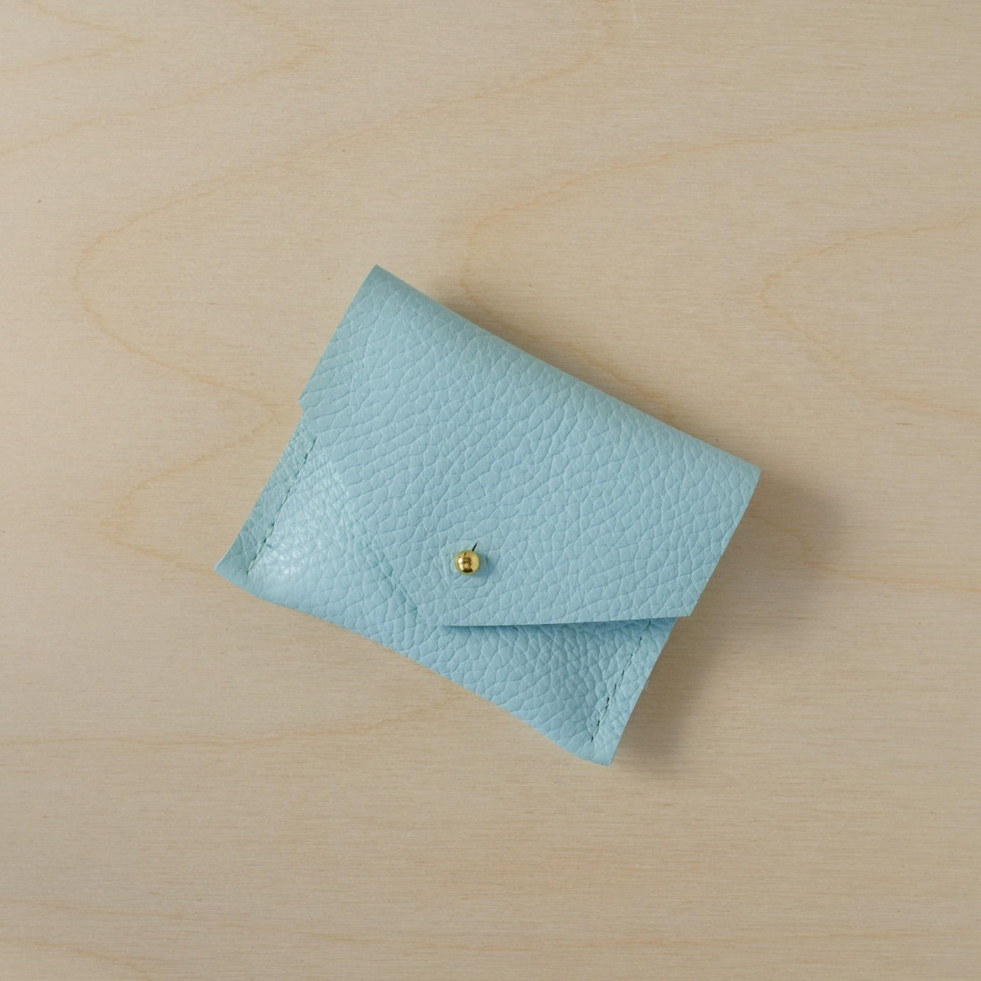 Leather Jewellery Pouch - Seaglass