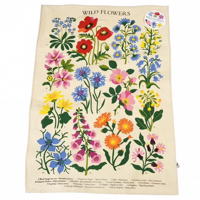 Tea Towel - Wild Flowers