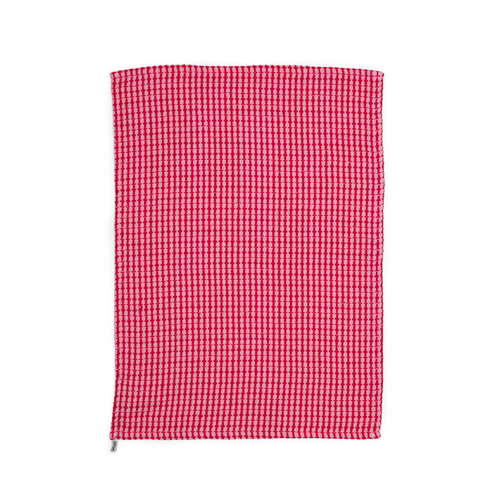 Recycled Materials Tea Towel 2 Pack: Pink