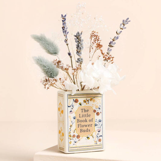 Little Book of Flower Buds Tiny Vase