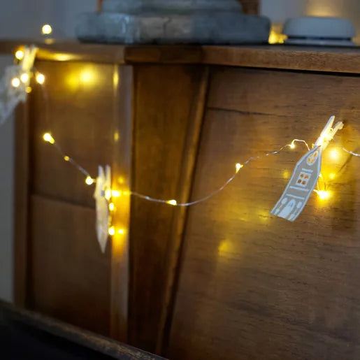 30 LED Silver Wire String Lights