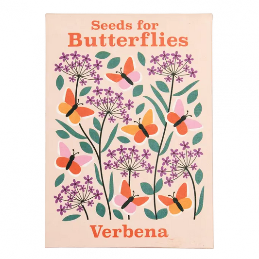 Pack of Flower Seeds for Butterflies - Verbena