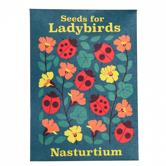 Pack of Flower Seeds for Ladybirds - Nasturtium