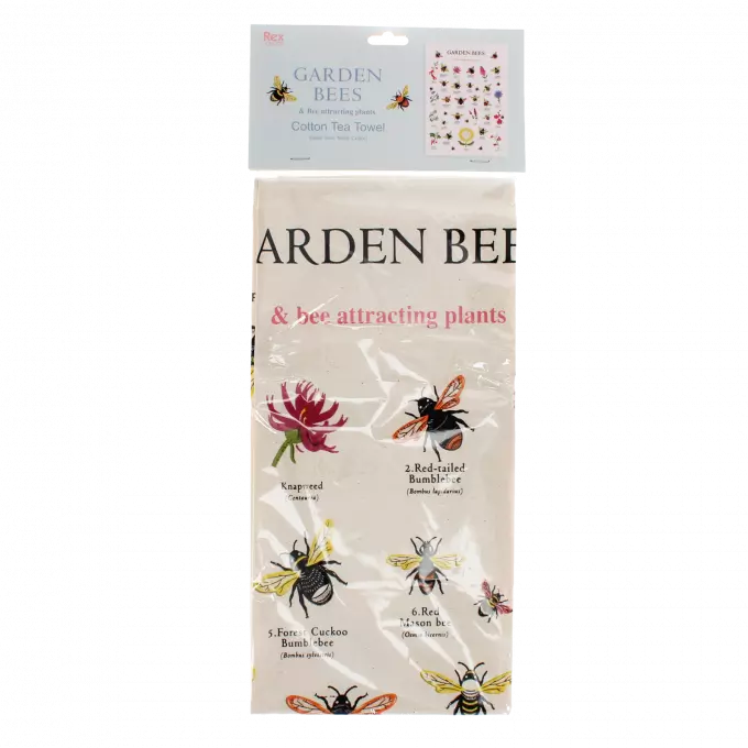 Tea Towel - Garden Bees