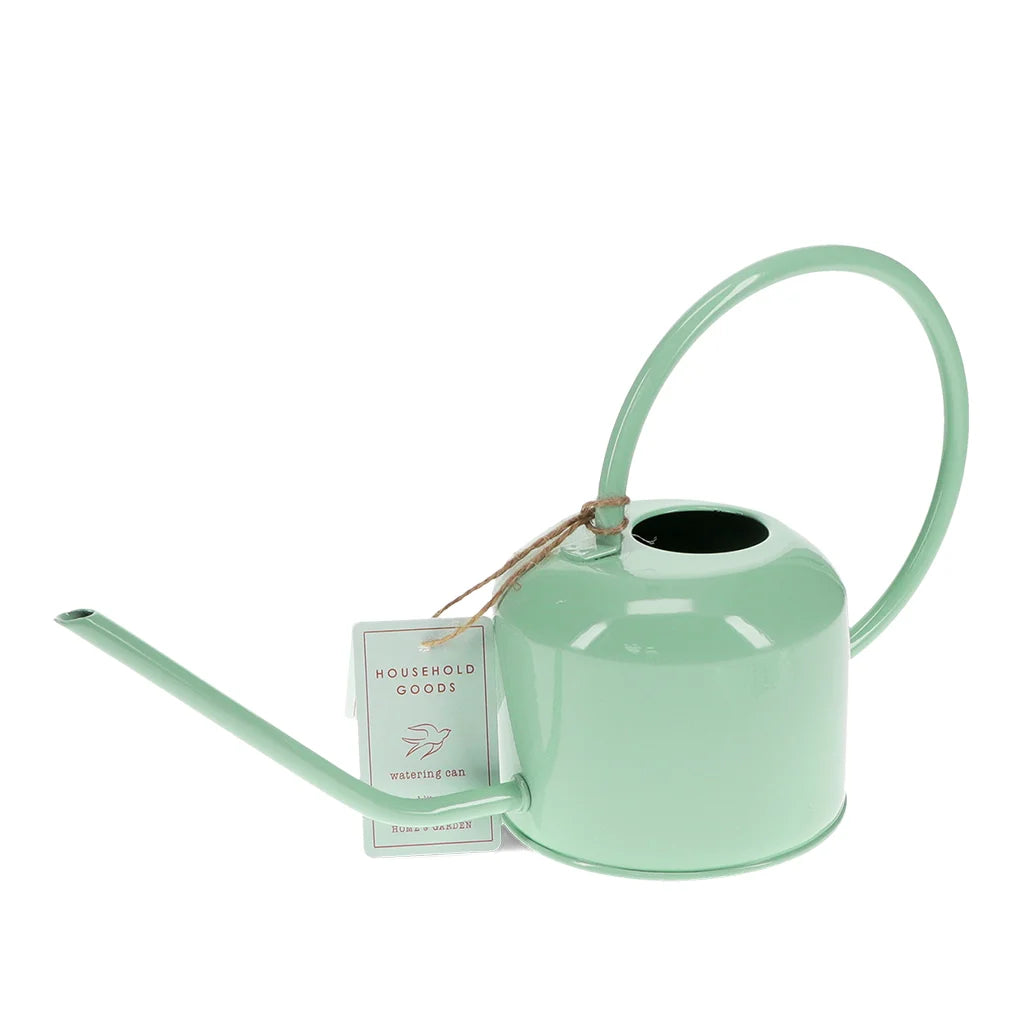 1Ltr Metal Watering Can - Pistachio Green
