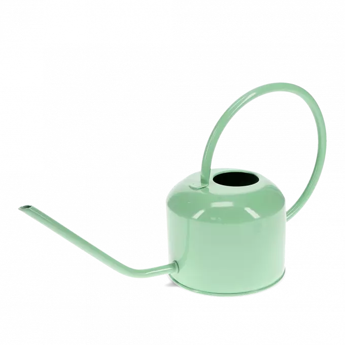 1Ltr Metal Watering Can - Pistachio