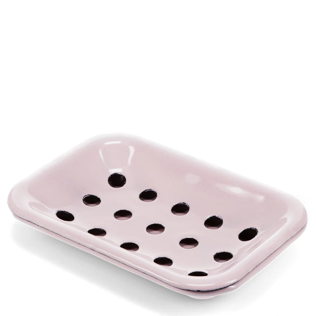 Enamel Soap Dish - Pink