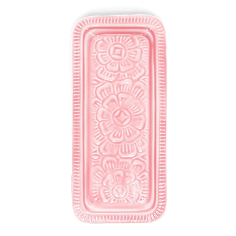 Enamel Trinket Tray - Pink