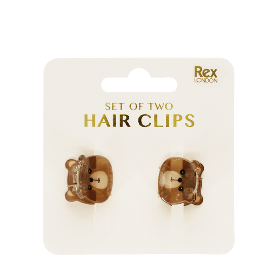 Mini hair claw clips (set of 2)