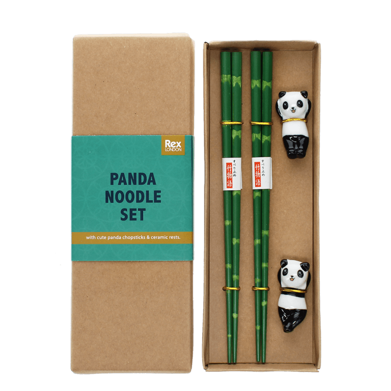 Chopsticks and rests set - Panda