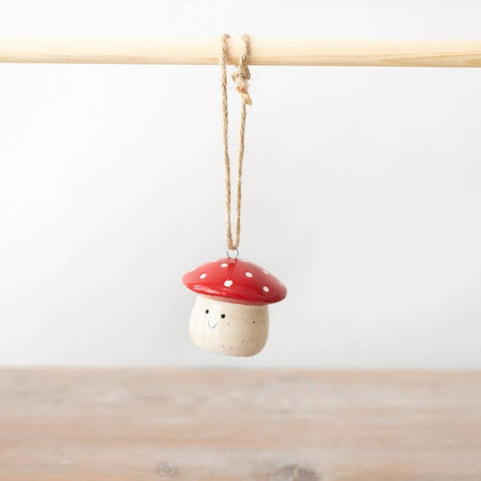 Smiley Face Mushroom Decoration