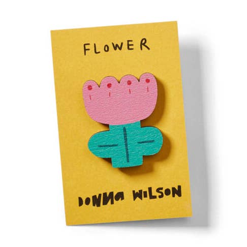Flower Pin Badge