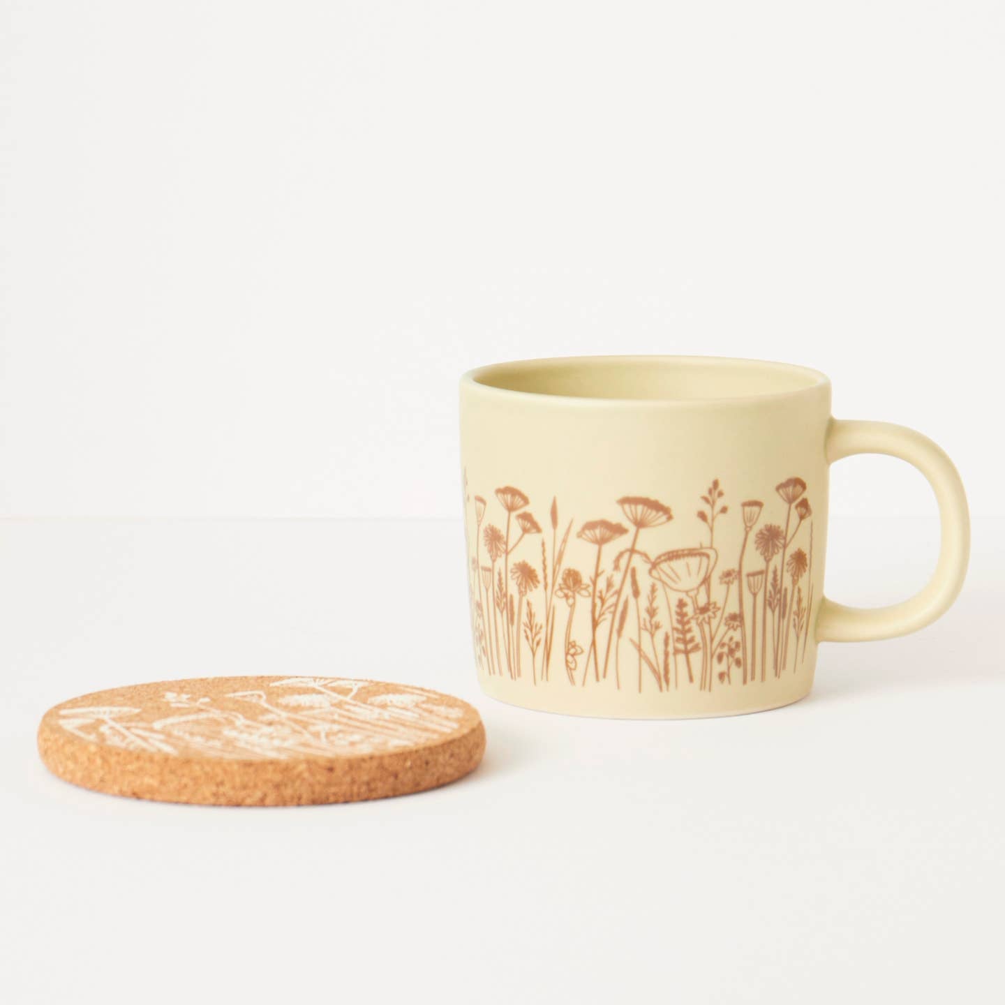 Stoneware Mug - Flowers