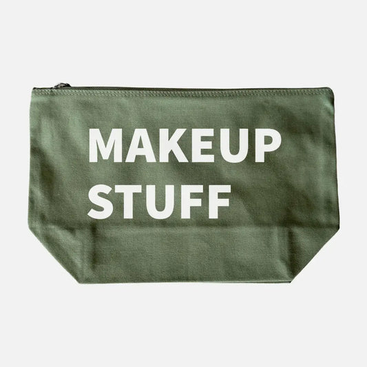 Makeup Stuff Green pouch