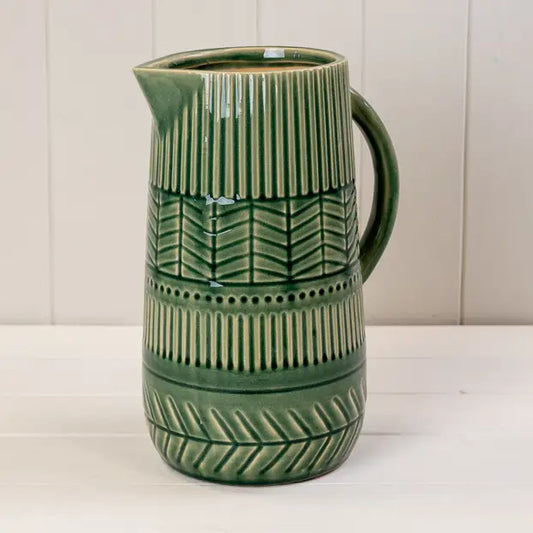 Green Ceramic Jug