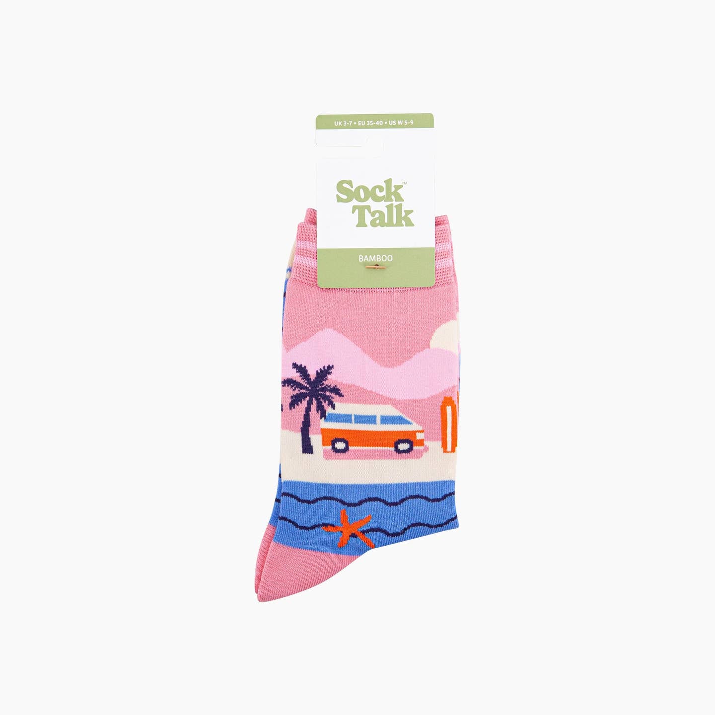 Beach Campervan Bamboo Socks
