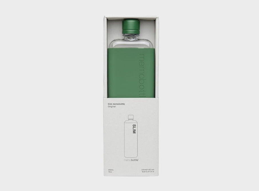 Memobottle - Slim - Moss Green  - 450ml