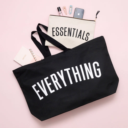 The Everything Really Big Canvas Tote - Black