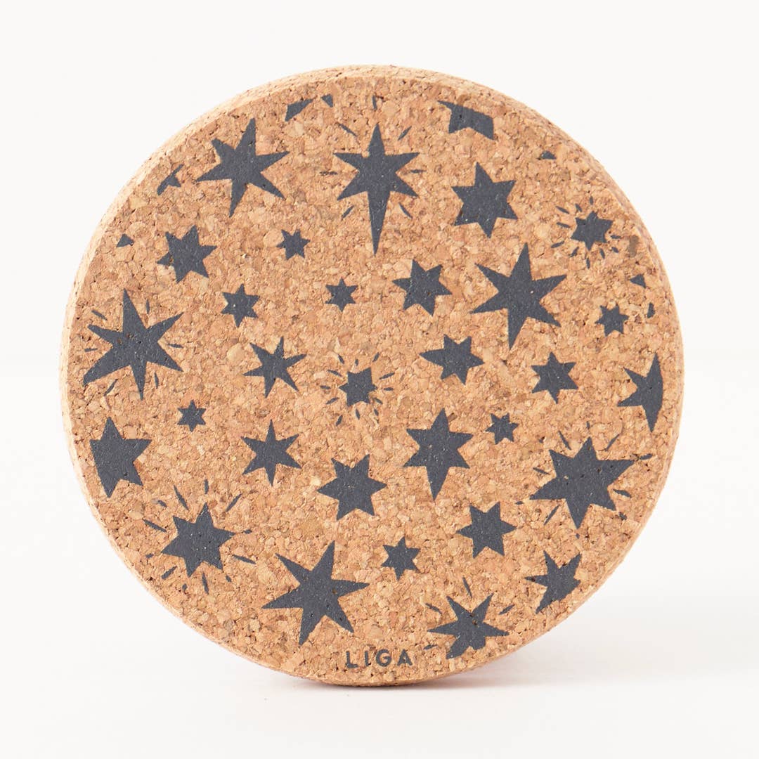 Cork Coaster - Stars