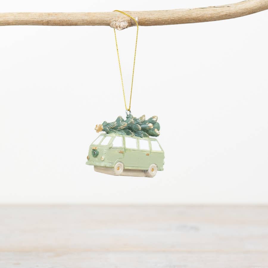 Sage Green Festive Camper Hanger
