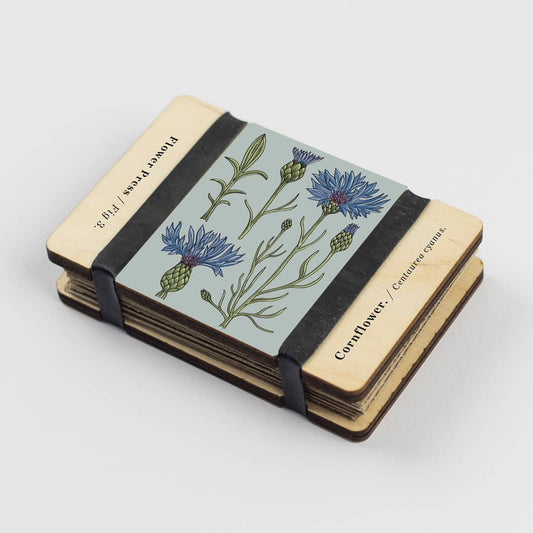 Pocket Flower Press - Vintage Cornflower