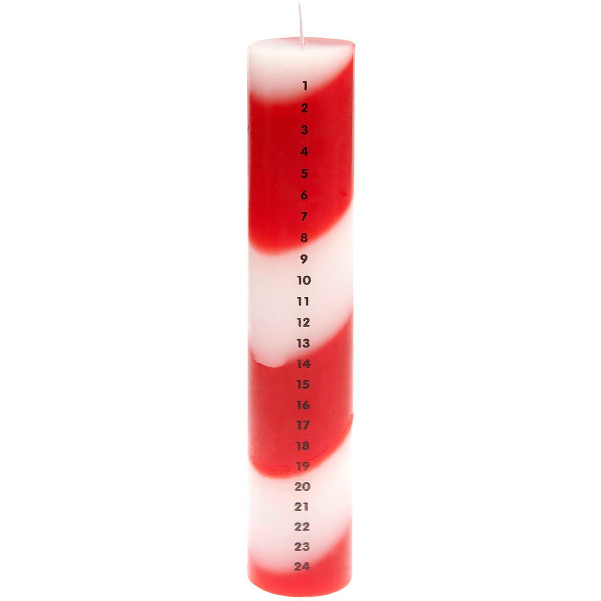 Advent Candle - Red & White