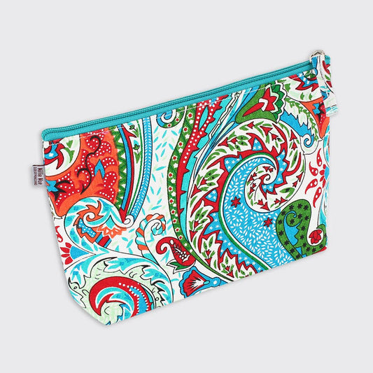Lori Turquoise Makeup Bag