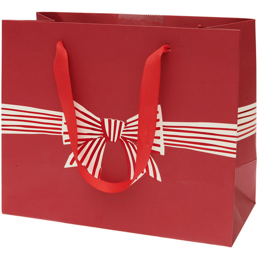 Christmas Bow gift bag - medium