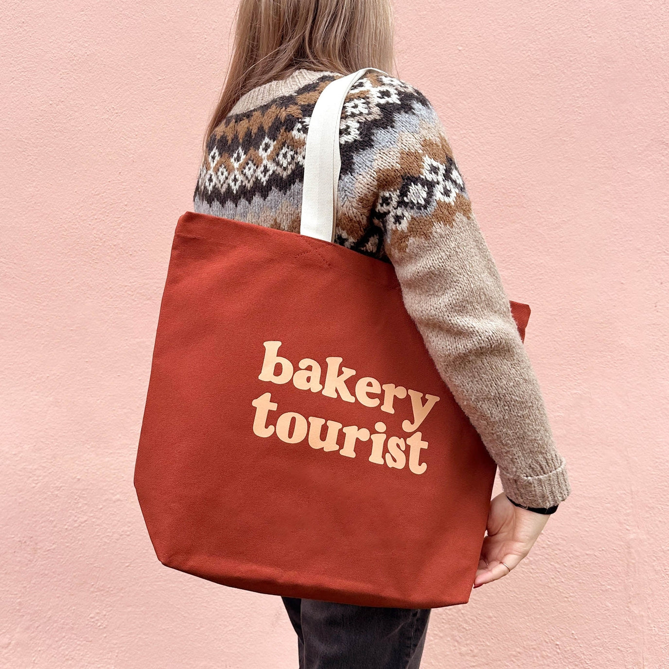 Bakery Tourist Canvas Tote Bag - Rust