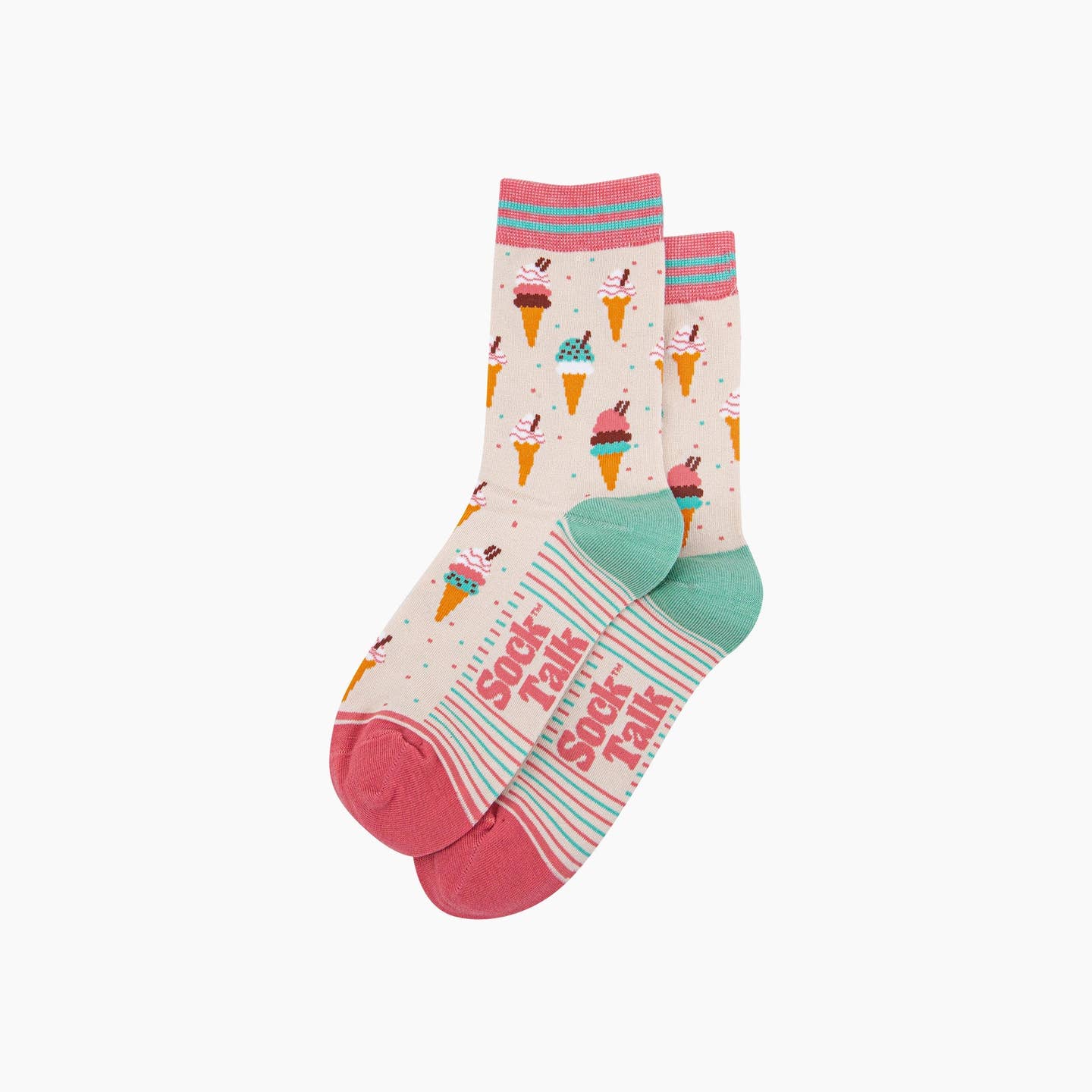 Ice Cream Cone Bamboo Socks