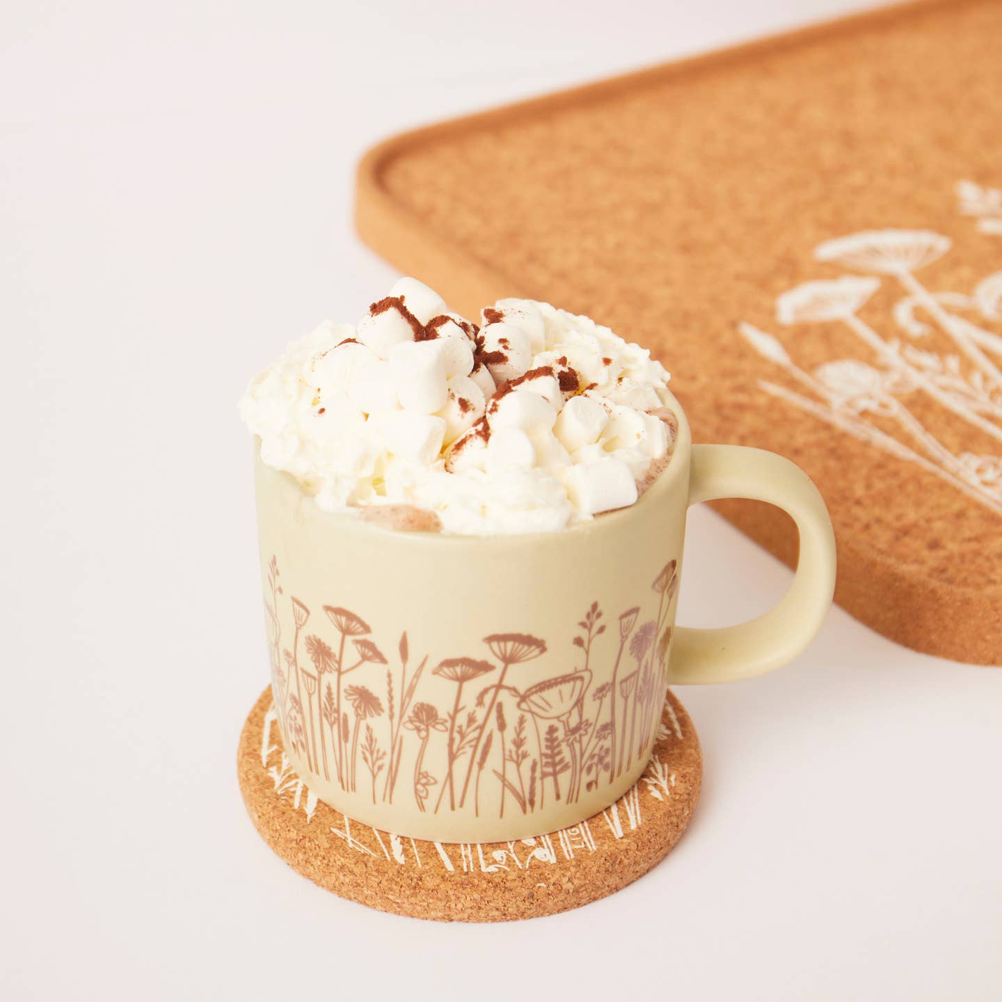 Stoneware Mug - Flowers