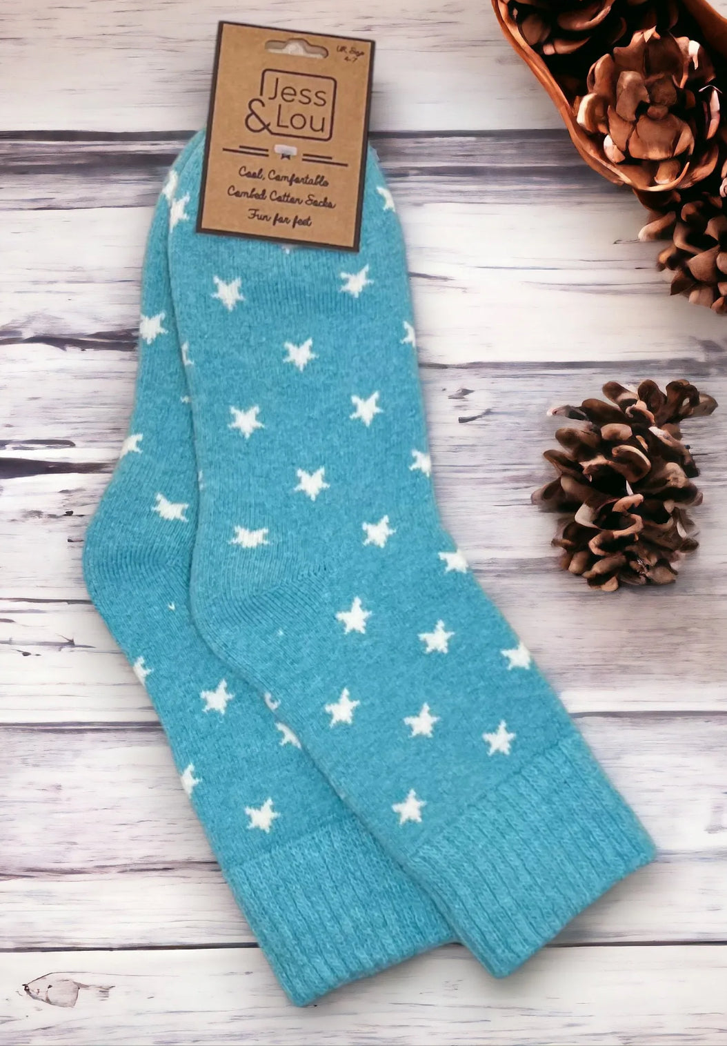 Cosy Stylist Star Socks - 3 colours