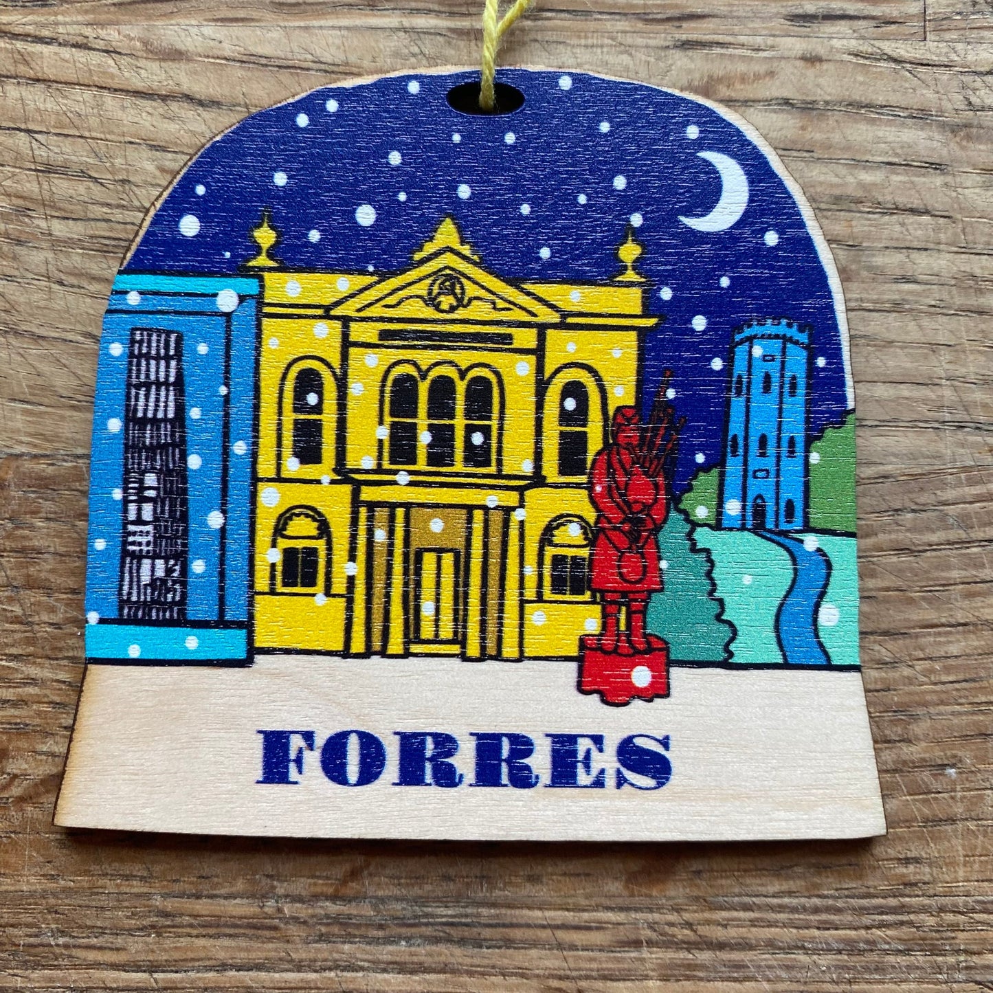 Christmas Snow Globe Decoration - Elgin | Findhorn | Cullen | Forres