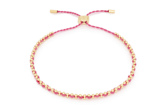 Braid Pink Gold Bracelet