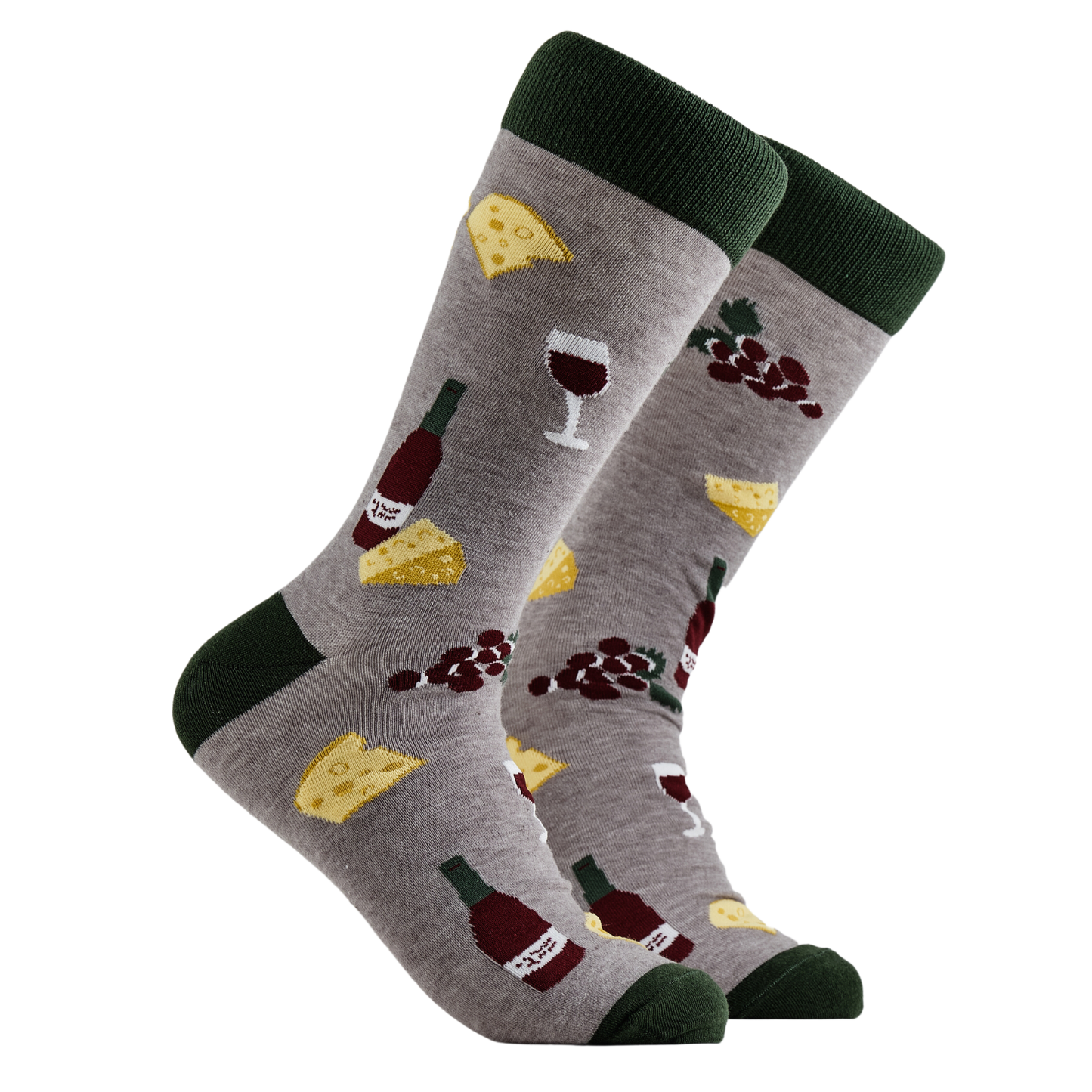 Charcuterie Socks - Cheese and Wine