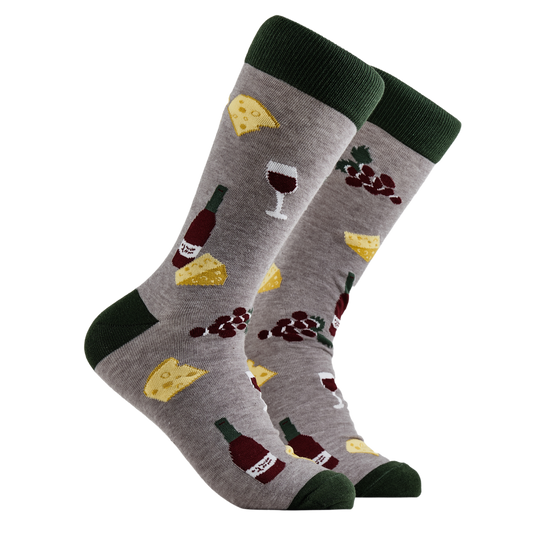 Charcuterie Socks - Cheese and Wine