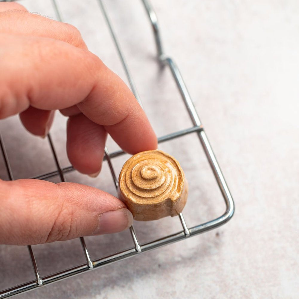 Ceramic Cinnamon Bun Pastry Fridge Magnet
